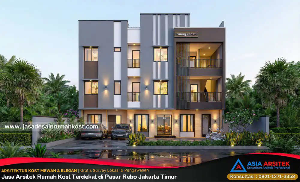 Jasa Arsitek Rumah Kost Terdekat di Pasar Rebo Jakarta Timur