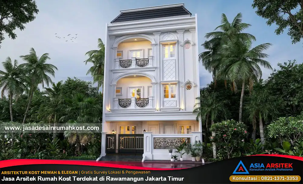 Jasa Arsitek Rumah Kost Terdekat di Rawamangun Jakarta Timur