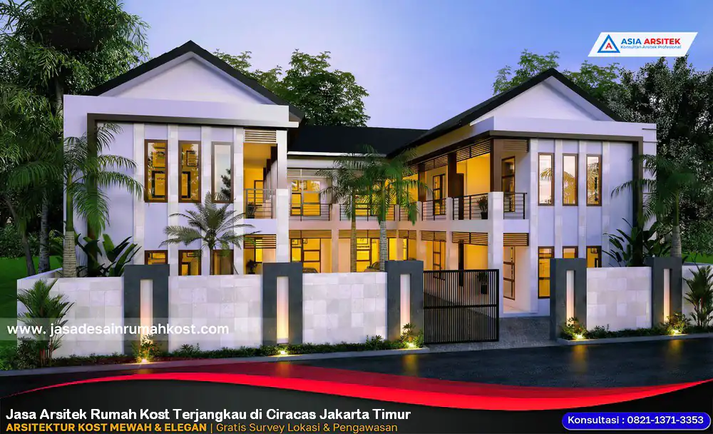 Jasa Arsitek Rumah Kost Terjangkau di Ciracas Jakarta Timur