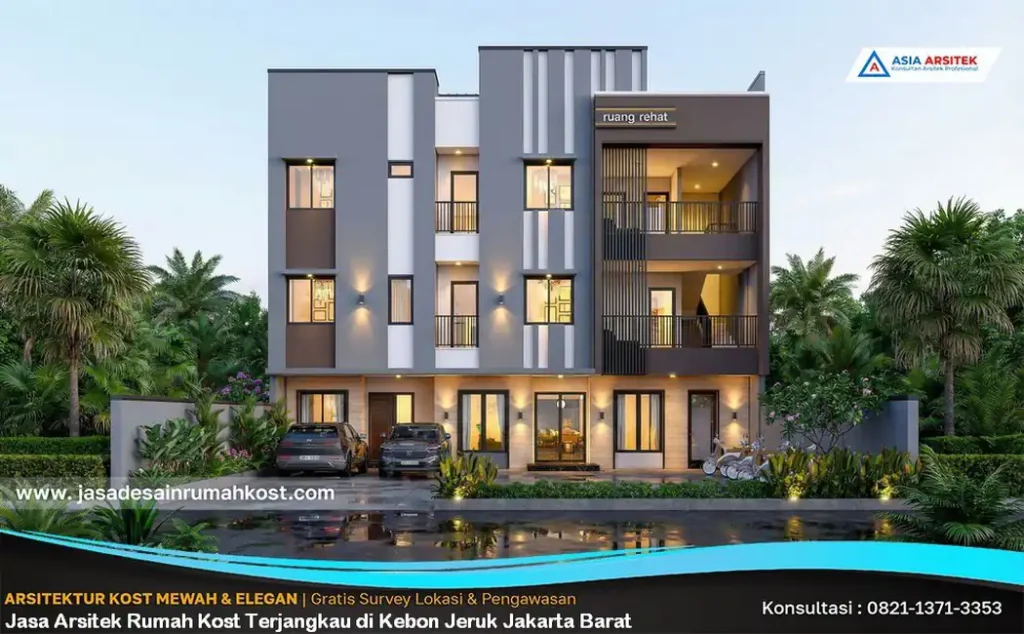 Jasa Arsitek Rumah Kost Terjangkau di Kebon Jeruk Jakarta Barat