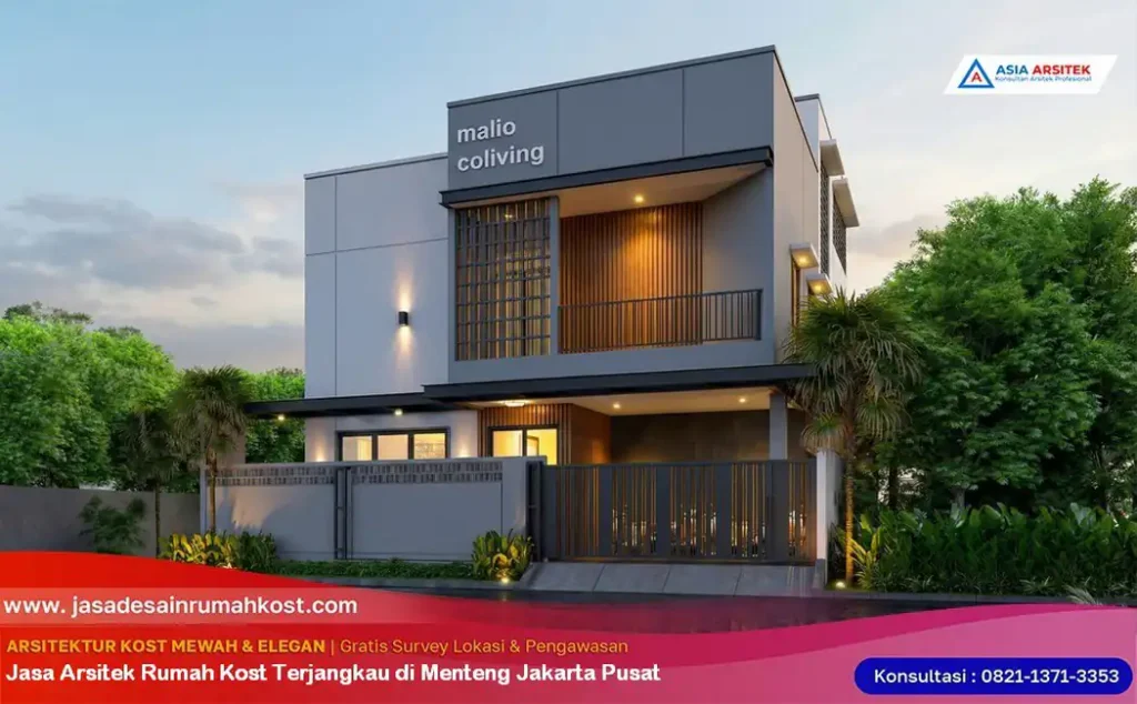Jasa Arsitek Rumah Kost Terjangkau di Menteng Jakarta Pusat