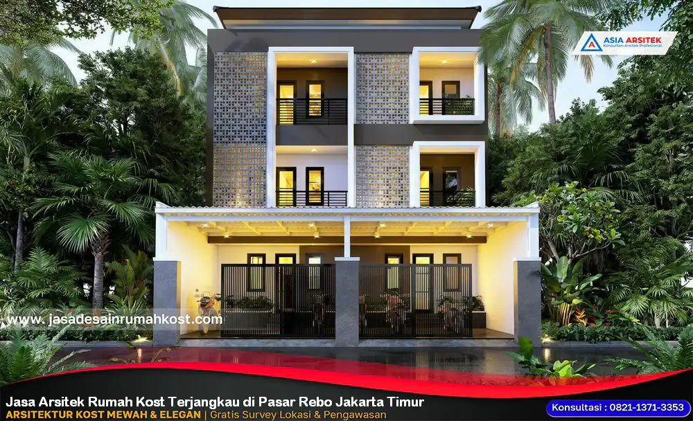 Jasa Arsitek Rumah Kost Terjangkau di Pasar Rebo Jakarta Timur
