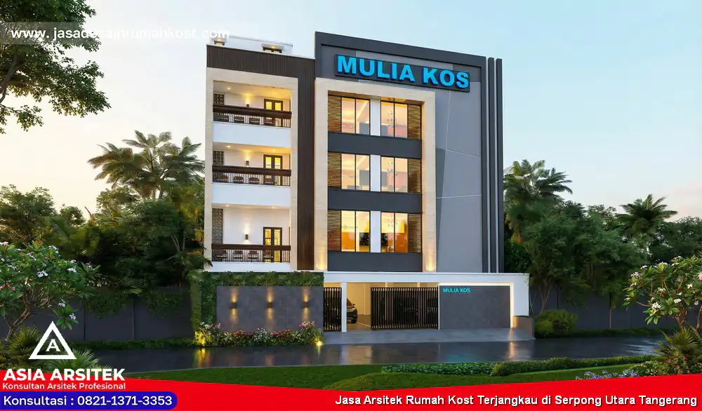 Jasa Arsitek Rumah Kost Terjangkau di Serpong Utara Tangerang