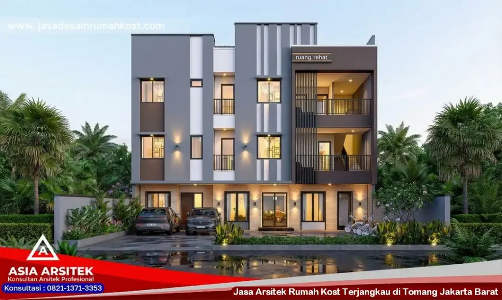Jasa Arsitek Rumah Kost Terjangkau di Tomang Jakarta Barat