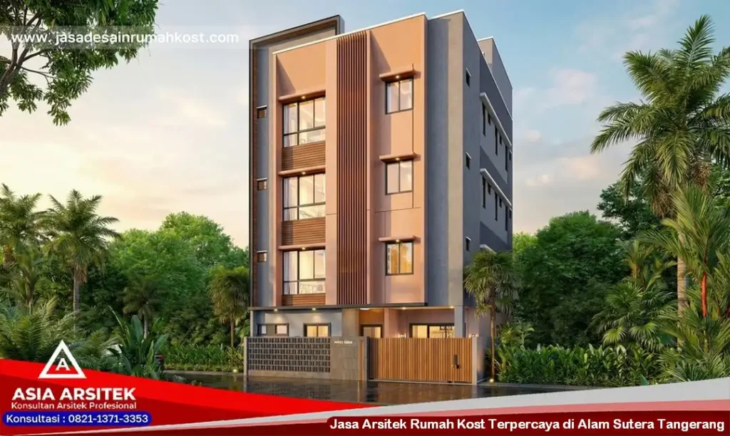 Jasa Arsitek Rumah Kost Terpercaya di Alam Sutera Tangerang