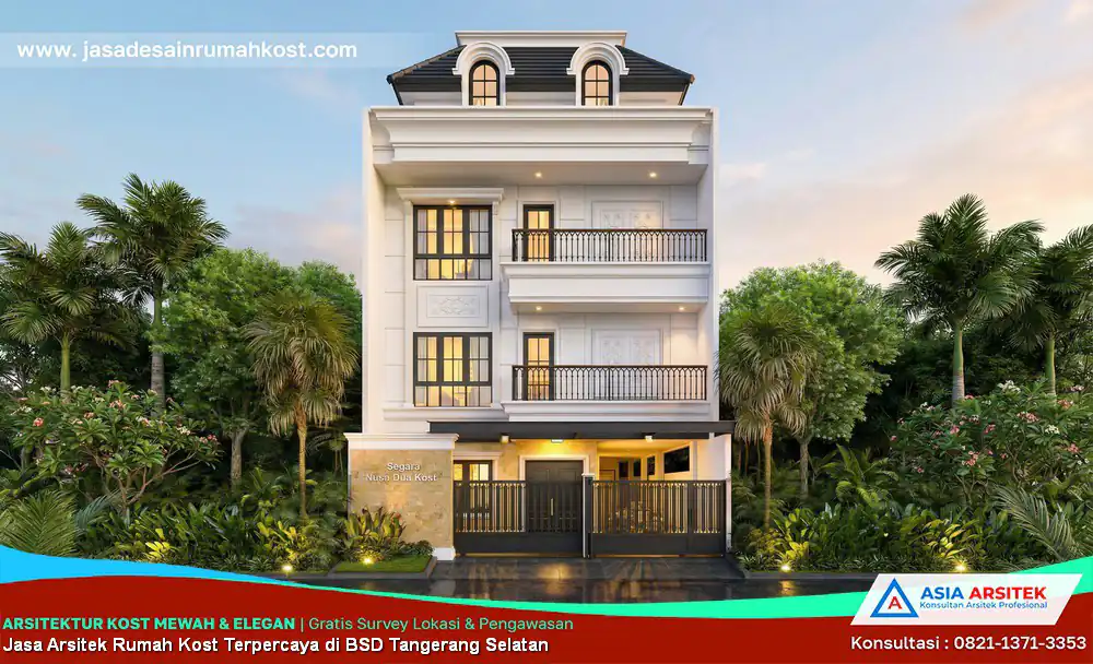 Jasa Arsitek Rumah Kost Terpercaya di BSD Tangerang Selatan