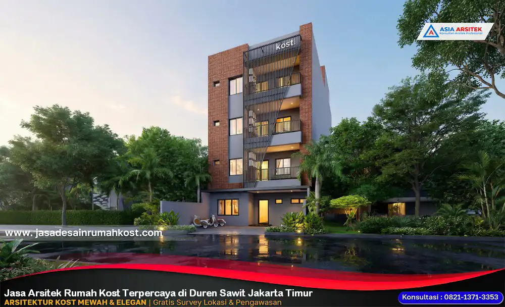 Jasa Arsitek Rumah Kost Terpercaya di Duren Sawit Jakarta Timur
