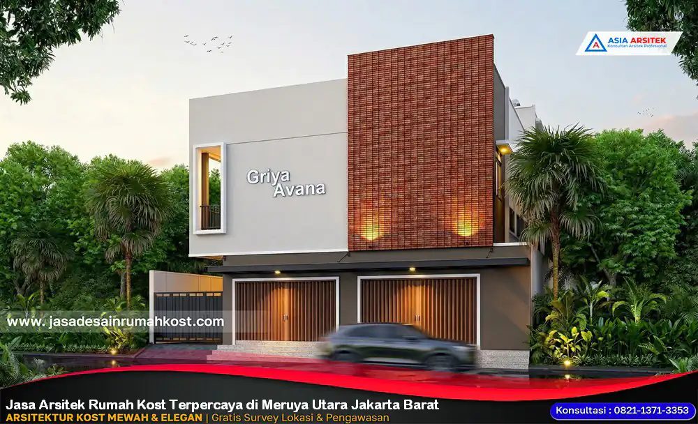 Jasa Arsitek Rumah Kost Terpercaya di Meruya Utara Jakarta Barat