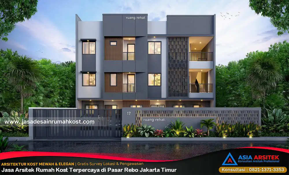 Jasa Arsitek Rumah Kost Terpercaya di Pasar Rebo Jakarta Timur