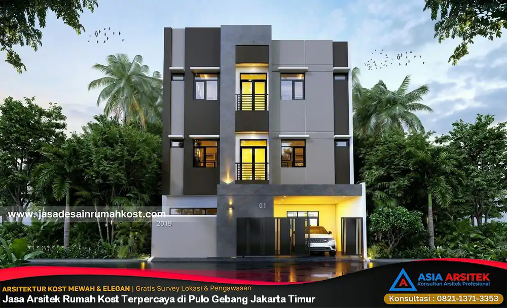 Jasa Arsitek Rumah Kost Terpercaya di Pulo Gebang Jakarta Timur