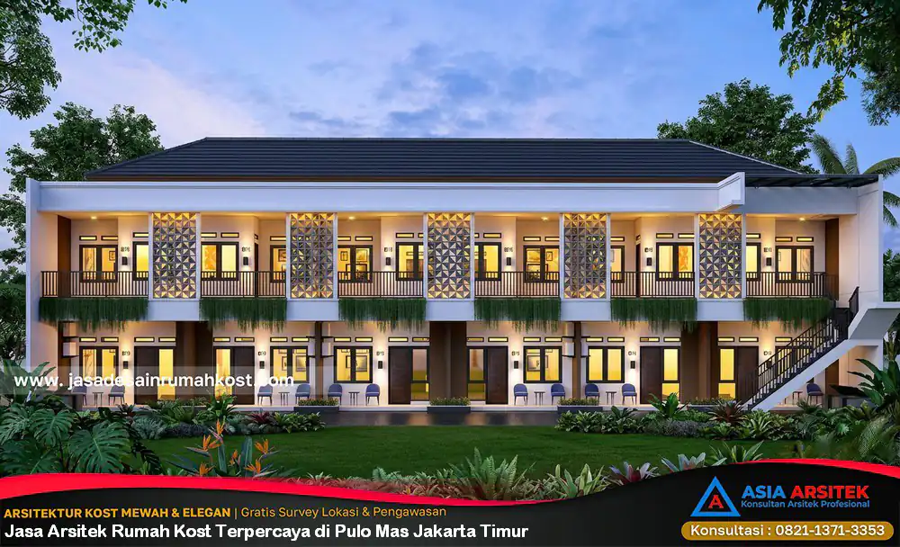 Jasa Arsitek Rumah Kost Terpercaya di Pulo Mas Jakarta Timur