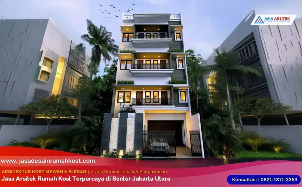 Jasa Arsitek Rumah Kost Terpercaya di Sunter Jakarta Utara