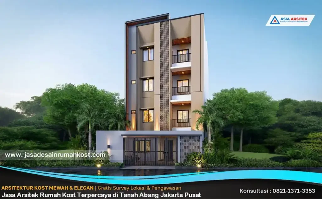 Jasa Arsitek Rumah Kost Terpercaya di Tanah Abang Jakarta Pusat