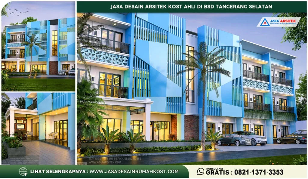 Jasa Desain Arsitek Kost Ahli di BSD Tangerang Selatan