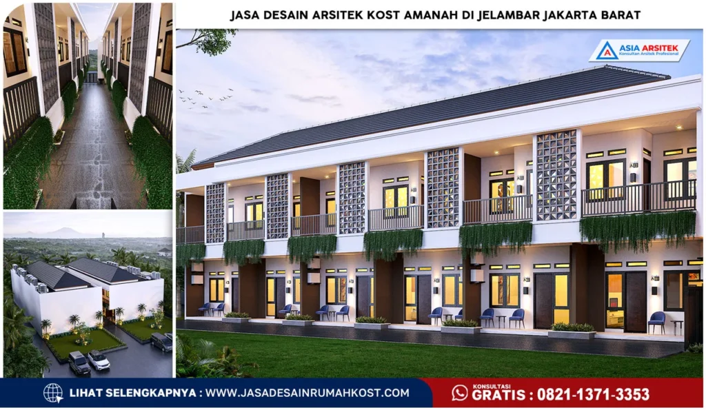 Jasa Desain Arsitek Kost Amanah di Jelambar Jakarta Barat