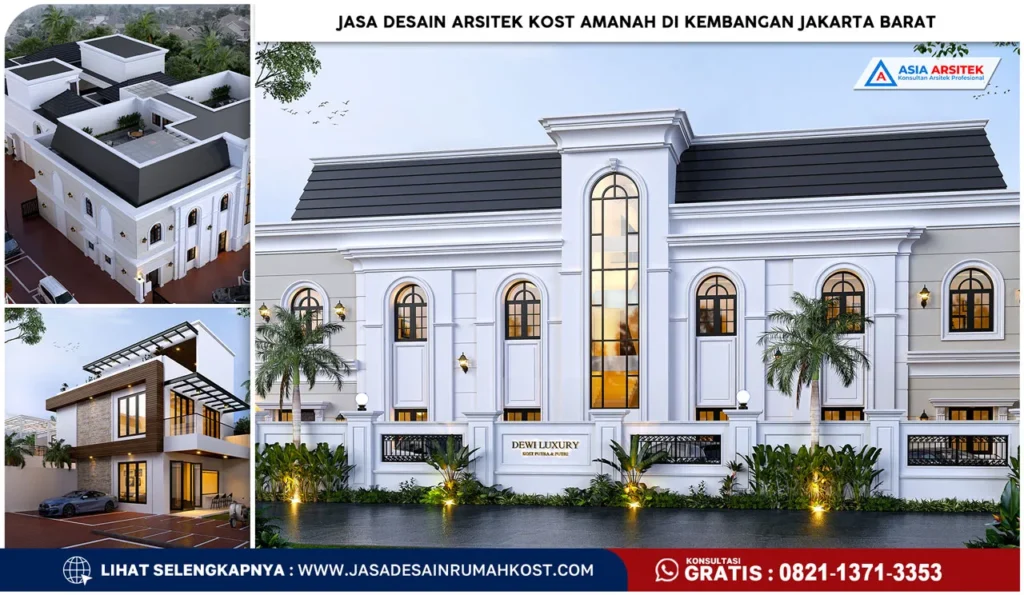 Jasa Desain Arsitek Kost Amanah di Kembangan Jakarta Barat