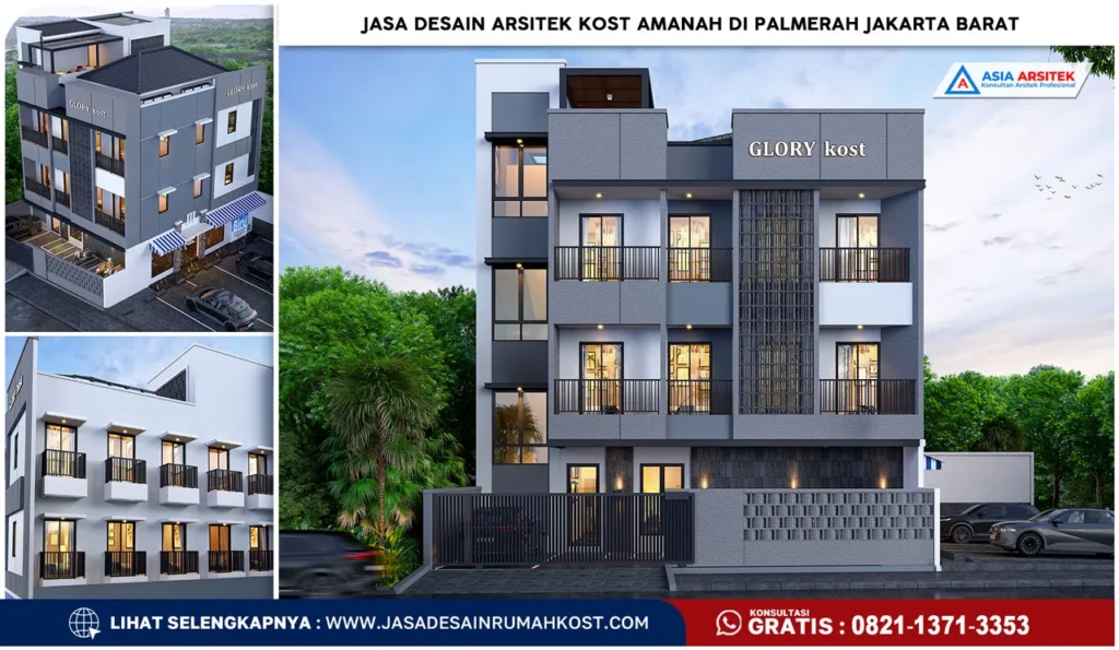 Jasa Desain Arsitek Kost Amanah di Palmerah Jakarta Barat