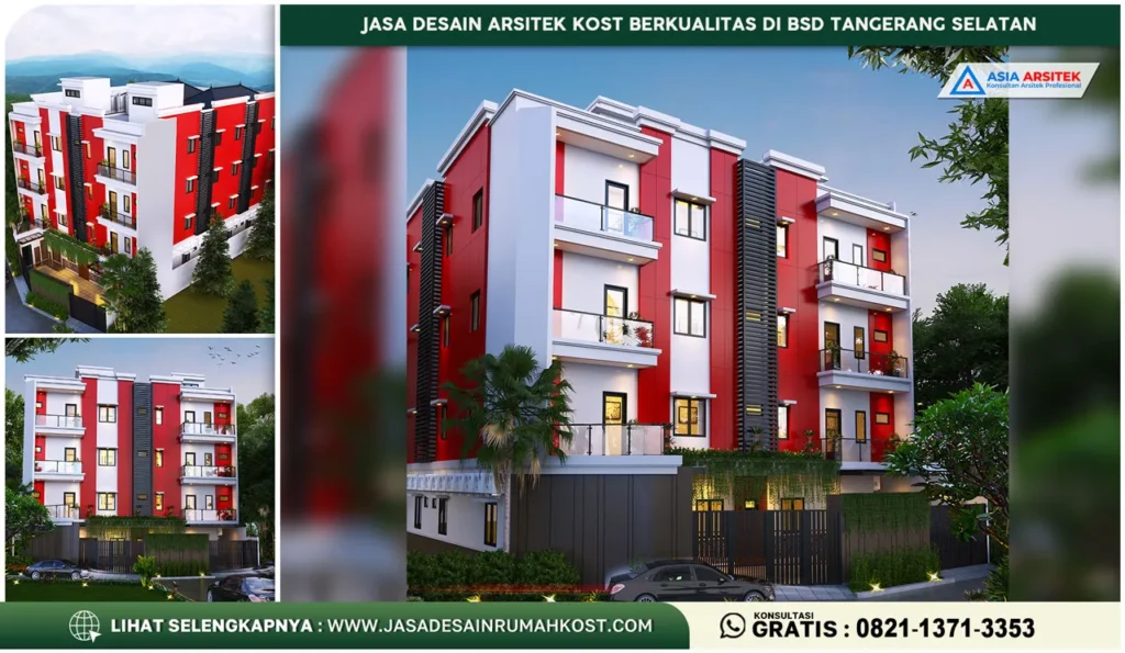 Jasa Desain Arsitek Kost Berkualitas di BSD Tangerang Selatan
