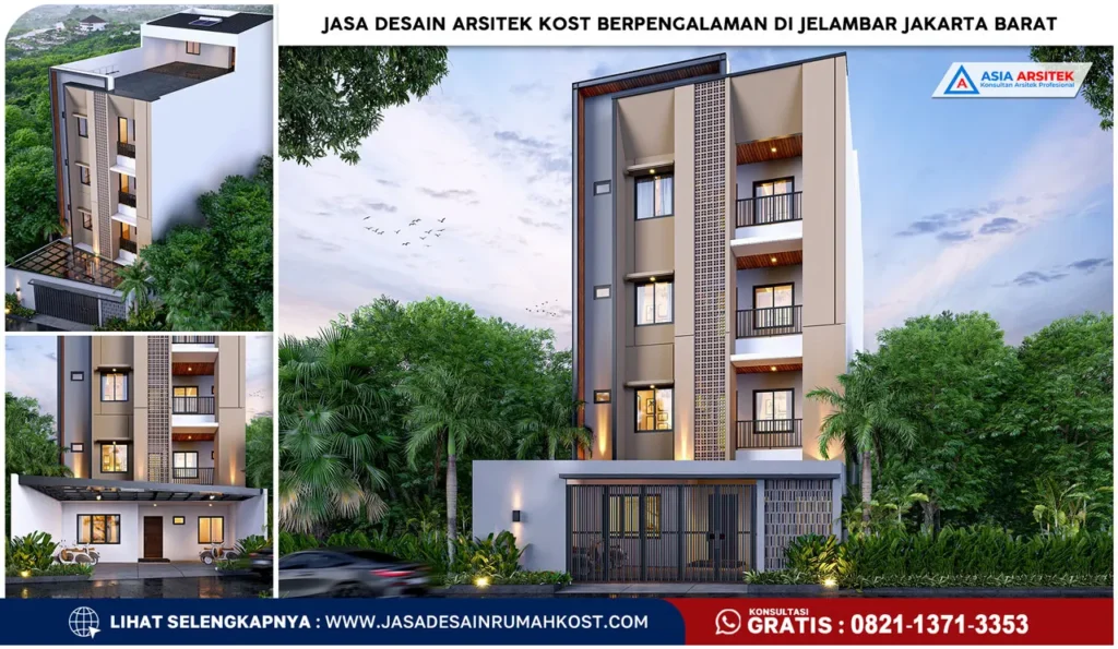 Jasa Desain Arsitek Kost Berpengalaman di Jelambar Jakarta Barat