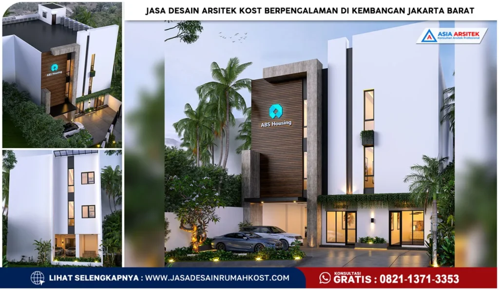 Jasa Desain Arsitek Kost Berpengalaman di Kembangan Jakarta Barat