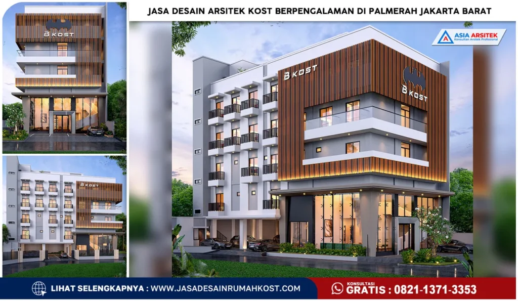 Jasa Desain Arsitek Kost Berpengalaman di Palmerah Jakarta Barat