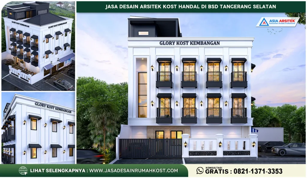 Jasa Desain Arsitek Kost Handal di BSD Tangerang Selatan