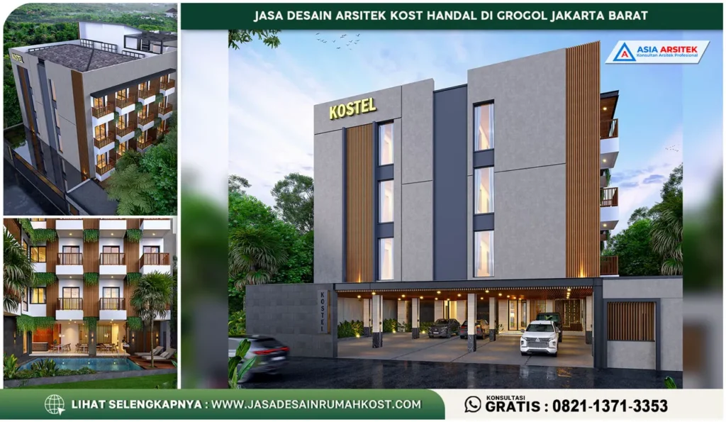 Jasa Desain Arsitek Kost Handal di Grogol Jakarta Barat