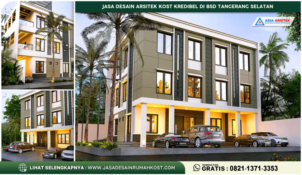 Jasa Desain Arsitek Kost Kredibel di BSD Tangerang Selatan