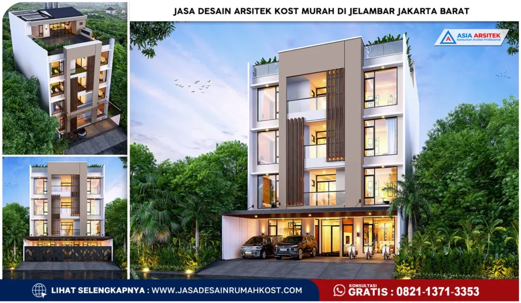 Jasa Desain Arsitek Kost Murah di Jelambar Jakarta Barat