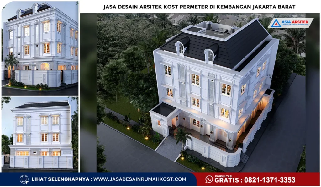 Jasa Desain Arsitek Kost PerMeter di Kembangan Jakarta Barat