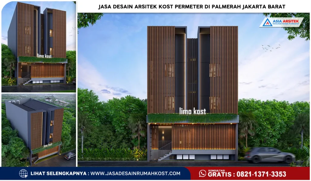 Jasa Desain Arsitek Kost PerMeter di Palmerah Jakarta Barat