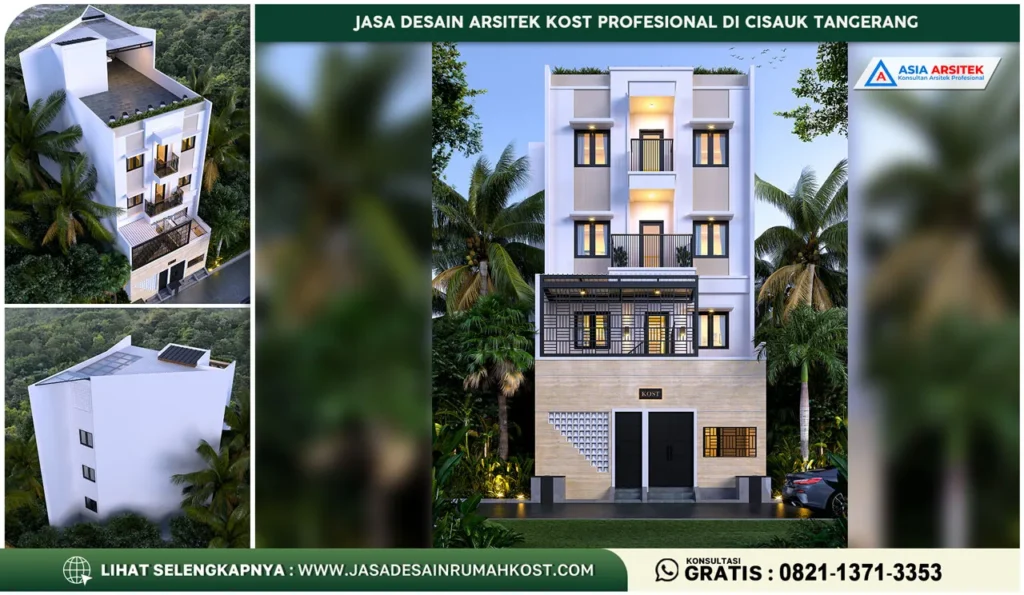 Jasa Desain Arsitek Kost Profesional di Cisauk Tangerang
