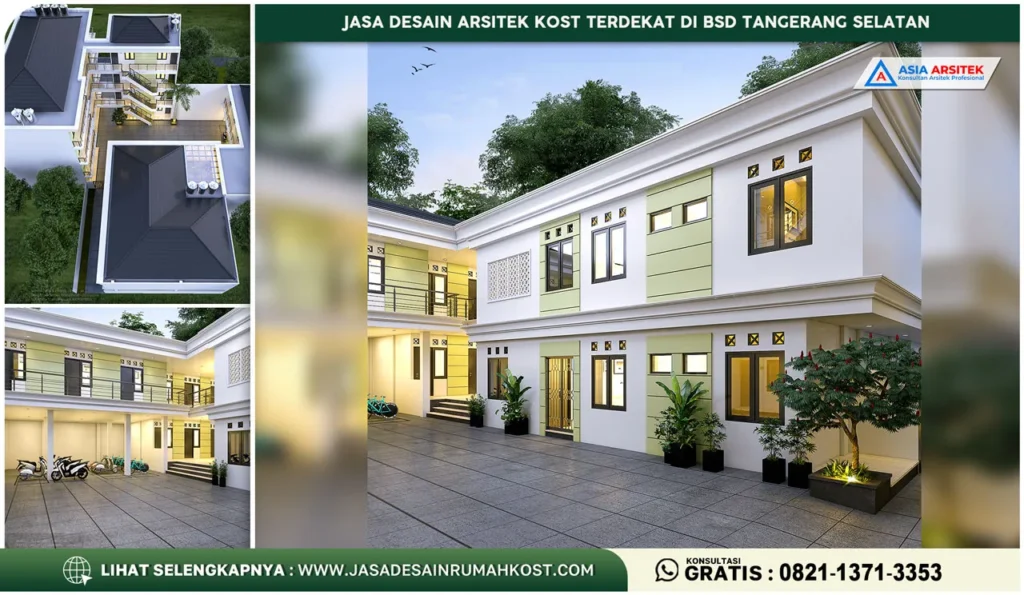 Jasa Desain Arsitek Kost Terdekat di BSD Tangerang Selatan