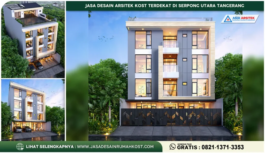 Jasa Desain Arsitek Kost Terdekat di Serpong Utara Tangerang