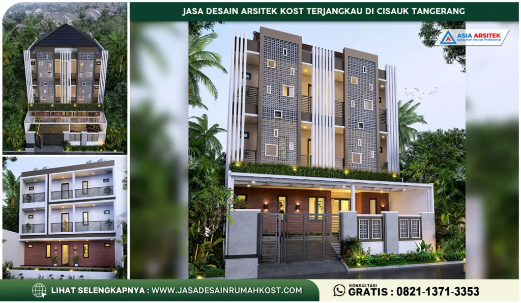 Jasa Desain Arsitek Kost Terjangkau di Cisauk Tangerang