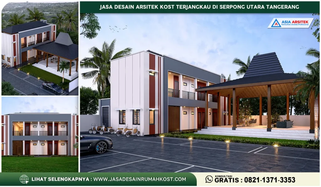 Jasa Desain Arsitek Kost Terjangkau di Serpong Utara Tangerang