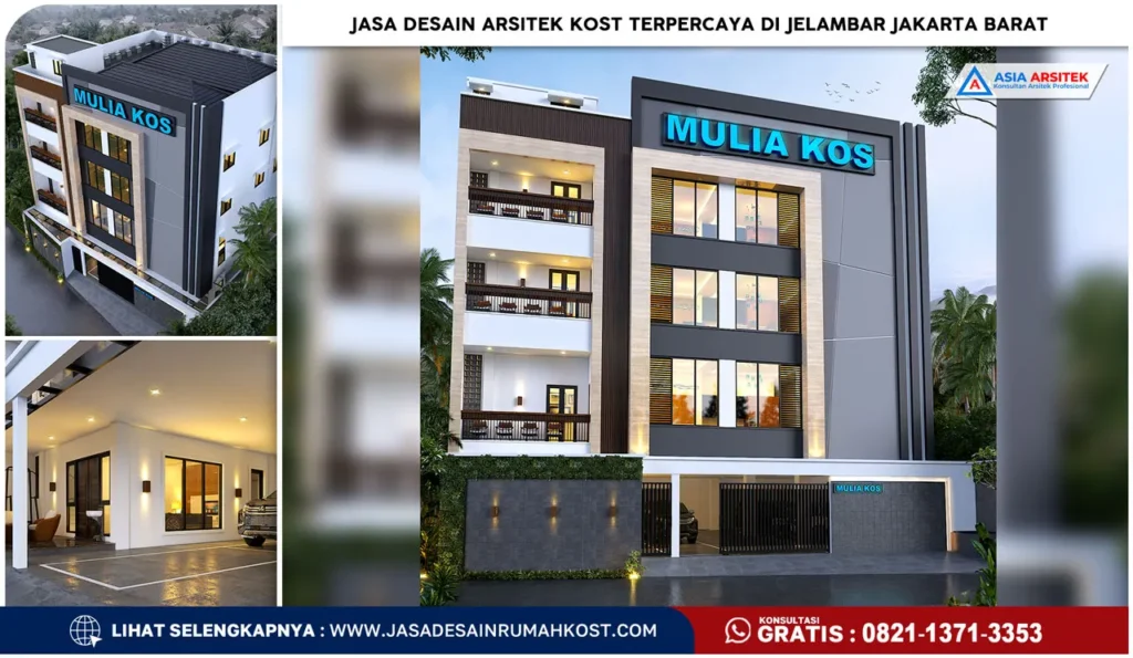Jasa Desain Arsitek Kost Terpercaya di Jelambar Jakarta Barat