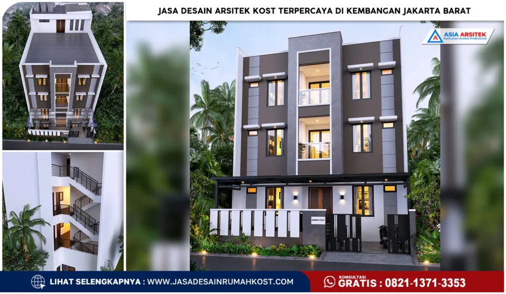 Jasa Desain Arsitek Kost Terpercaya di Kembangan Jakarta Barat