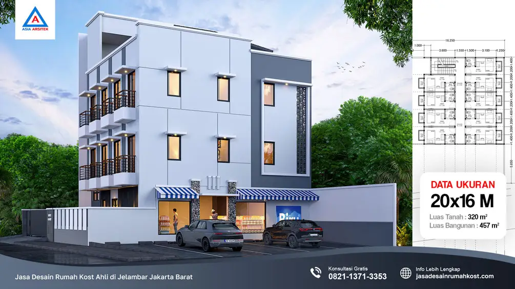 Jasa Desain Rumah Kost Ahli di Jelambar Jakarta Barat, jasa desain rumah kost, contoh desain kos kosan, contoh desain kos kosan minimalis, contoh desain kos kosan sederhana, contoh desain rumah kost, contoh desain rumah kost 2 lantai, desain bangunan kost minimalis, asia arsitek jasa arsitek desain rumah villa kost hotel, arsitek rumah kost,