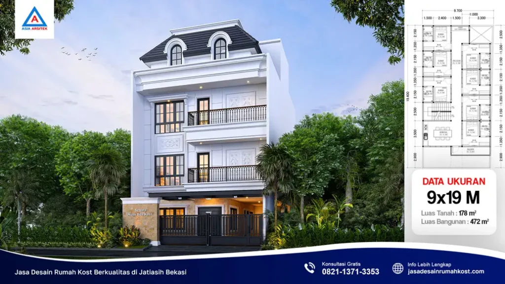 Jasa Desain Rumah Kost Berkualitas di Jatiasih Bekasi, jasa desain rumah kost, contoh desain kos kosan, contoh desain kos kosan minimalis, contoh desain kos kosan sederhana, contoh desain rumah kost, contoh desain rumah kost 2 lantai, desain bangunan kost minimalis, asia arsitek jasa arsitek desain rumah villa kost hotel, arsitek rumah kost,