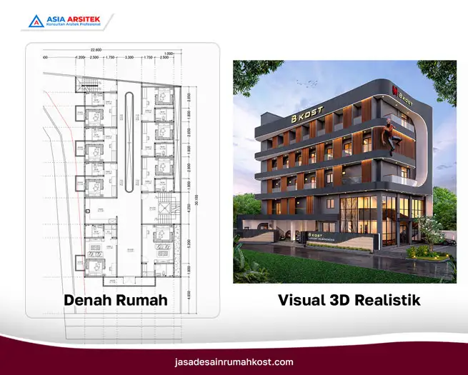 Jasa Desain Rumah Kost Berpengalaman di Bambu Utara Jakarta Barat, jasa desain rumah kost, contoh desain kos kosan, contoh desain kos kosan minimalis, contoh desain kos kosan sederhana, contoh desain rumah kost, contoh desain rumah kost 2 lantai, desain bangunan kost minimalis, asia arsitek jasa arsitek desain rumah villa kost hotel, arsitek rumah kost,