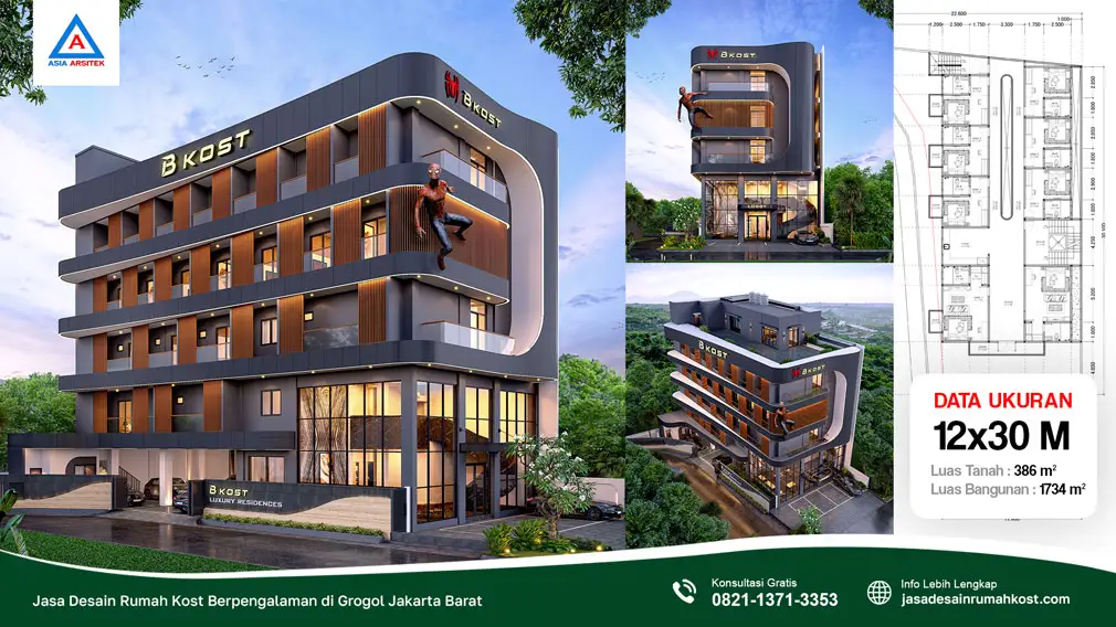 Jasa Desain Rumah Kost Berpengalaman di Grogol Jakarta Barat, jasa desain rumah kost, contoh desain kos kosan, contoh desain kos kosan minimalis, contoh desain kos kosan sederhana, contoh desain rumah kost, contoh desain rumah kost 2 lantai, desain bangunan kost minimalis, asia arsitek jasa arsitek desain rumah villa kost hotel, arsitek rumah kost,