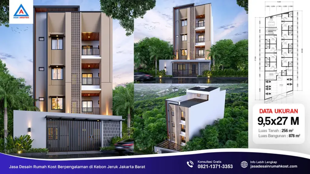 Jasa Desain Rumah Kost Berpengalaman di Kebon Jeruk Jakarta Barat, jasa desain rumah kost, contoh desain kos kosan, contoh desain kos kosan minimalis, contoh desain kos kosan sederhana, contoh desain rumah kost, contoh desain rumah kost 2 lantai, desain bangunan kost minimalis, asia arsitek jasa arsitek desain rumah villa kost hotel, arsitek rumah kost,