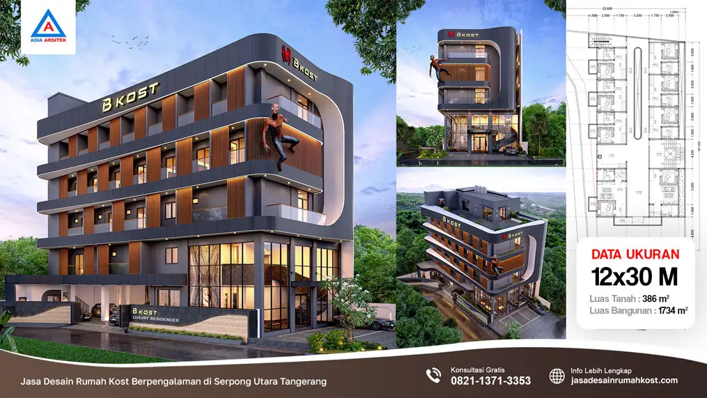 Jasa Desain Rumah Kost Berpengalaman di Serpong Utara Tangerang, jasa desain rumah kost, contoh desain kos kosan, contoh desain kos kosan minimalis, contoh desain kos kosan sederhana, contoh desain rumah kost, contoh desain rumah kost 2 lantai, desain bangunan kost minimalis, asia arsitek jasa arsitek desain rumah villa kost hotel, arsitek rumah kost,