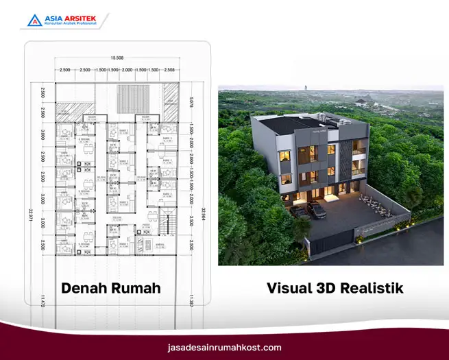 Jasa Desain Rumah Kost Mewah di Bambu Utara Jakarta Barat, jasa desain rumah kost, contoh desain kos kosan, contoh desain kos kosan minimalis, contoh desain kos kosan sederhana, contoh desain rumah kost, contoh desain rumah kost 2 lantai, desain bangunan kost minimalis, asia arsitek jasa arsitek desain rumah villa kost hotel, arsitek rumah kost,