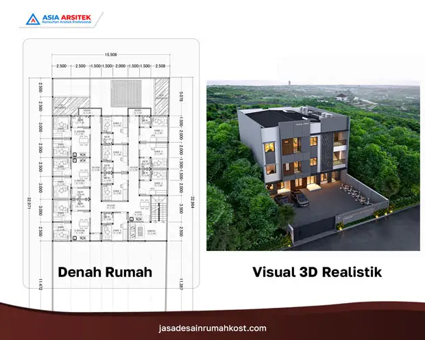 Jasa Desain Rumah Kost Mewah di Cisauk Tangerang, jasa desain rumah kost, contoh desain kos kosan, contoh desain kos kosan minimalis, contoh desain kos kosan sederhana, contoh desain rumah kost, contoh desain rumah kost 2 lantai, desain bangunan kost minimalis, asia arsitek jasa arsitek desain rumah villa kost hotel, arsitek rumah kost,