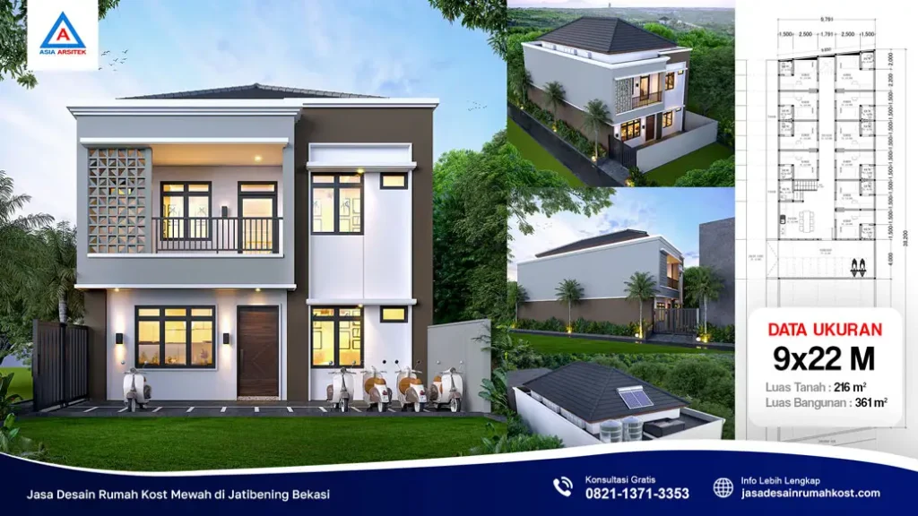 Jasa Desain Rumah Kost Mewah di Jatibening Bekasi, jasa desain rumah kost, contoh desain kos kosan, contoh desain kos kosan minimalis, contoh desain kos kosan sederhana, contoh desain rumah kost, contoh desain rumah kost 2 lantai, desain bangunan kost minimalis, asia arsitek jasa arsitek desain rumah villa kost hotel, arsitek rumah kost,