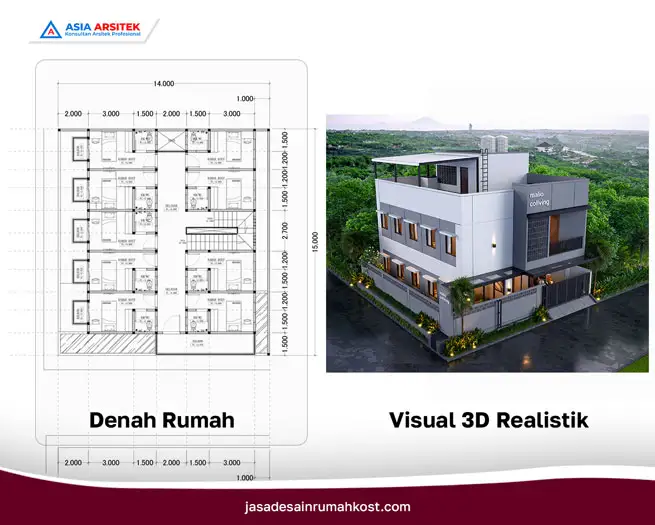 Jasa Desain Rumah Kost Terbaik di Bambu Utara Jakarta Barat, jasa desain rumah kost, contoh desain kos kosan, contoh desain kos kosan minimalis, contoh desain kos kosan sederhana, contoh desain rumah kost, contoh desain rumah kost 2 lantai, desain bangunan kost minimalis, asia arsitek jasa arsitek desain rumah villa kost hotel, arsitek rumah kost,