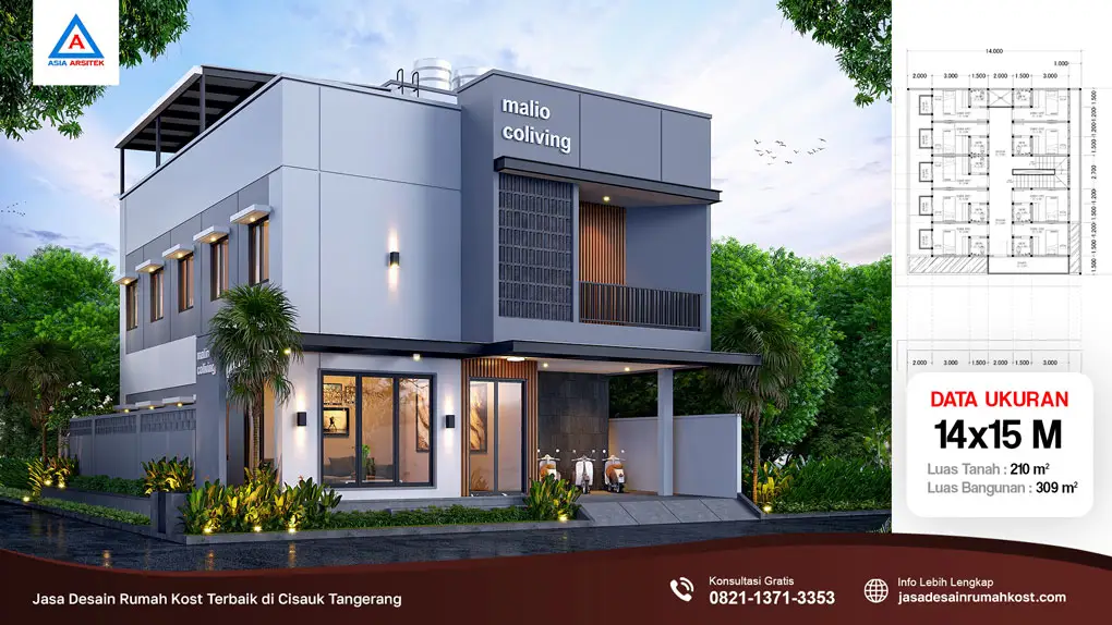 Jasa Desain Rumah Kost Terbaik di Cisauk Tangerang, jasa desain rumah kost, contoh desain kos kosan, contoh desain kos kosan minimalis, contoh desain kos kosan sederhana, contoh desain rumah kost, contoh desain rumah kost 2 lantai, desain bangunan kost minimalis, asia arsitek jasa arsitek desain rumah villa kost hotel, arsitek rumah kost,
