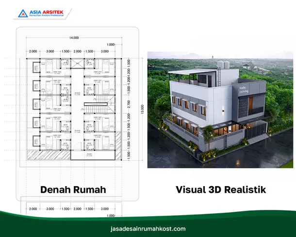 Jasa Desain Rumah Kost Terbaik di Grogol Jakarta Barat, jasa desain rumah kost, contoh desain kos kosan, contoh desain kos kosan minimalis, contoh desain kos kosan sederhana, contoh desain rumah kost, contoh desain rumah kost 2 lantai, desain bangunan kost minimalis, asia arsitek jasa arsitek desain rumah villa kost hotel, arsitek rumah kost,